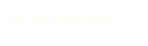 ☞  Fazit und Dank